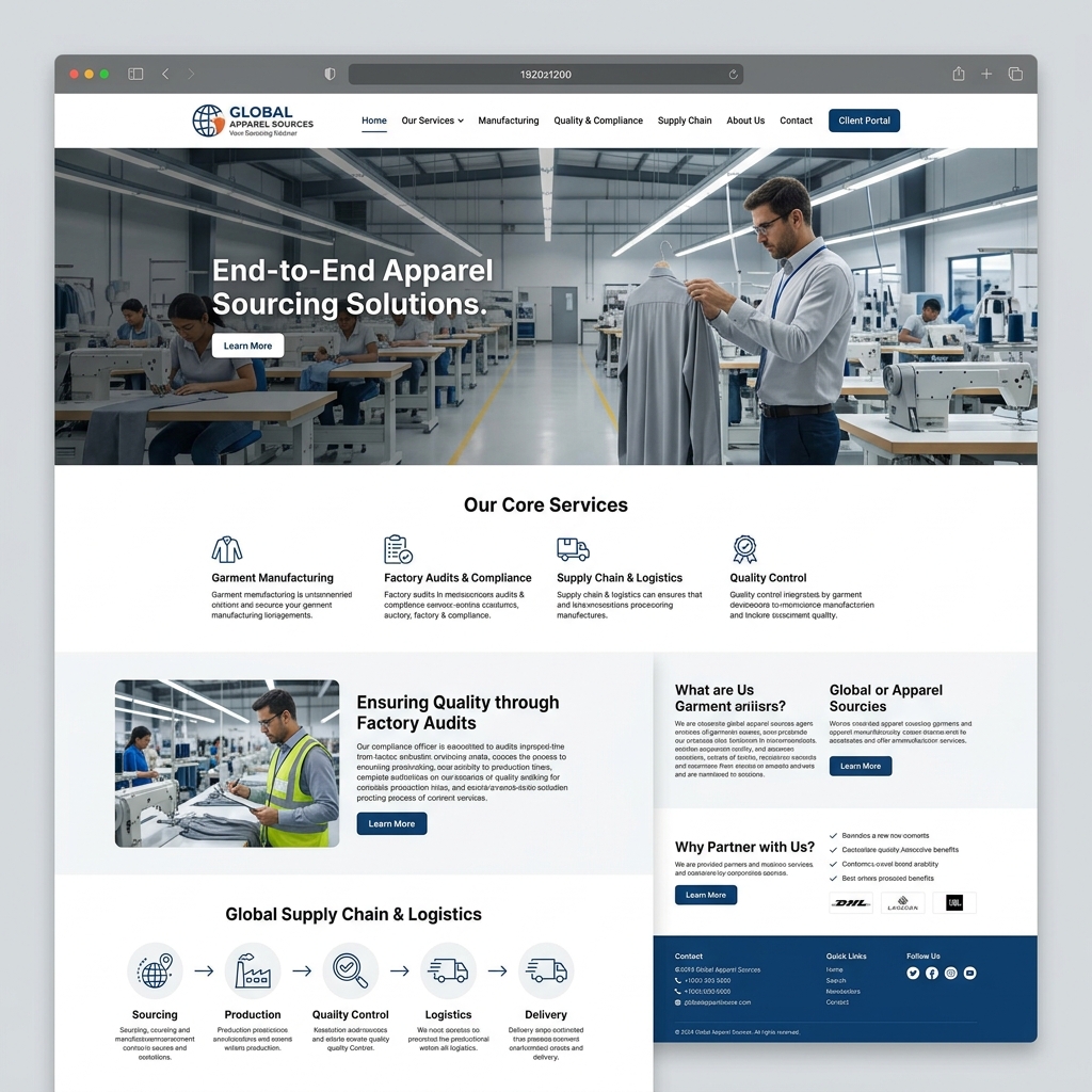 Expect Apparel Ltd Website